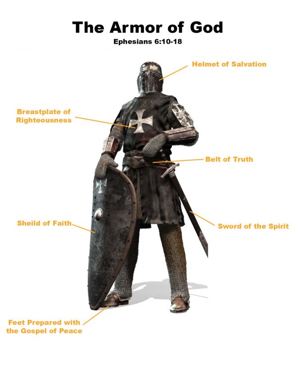 Armor of God Statue